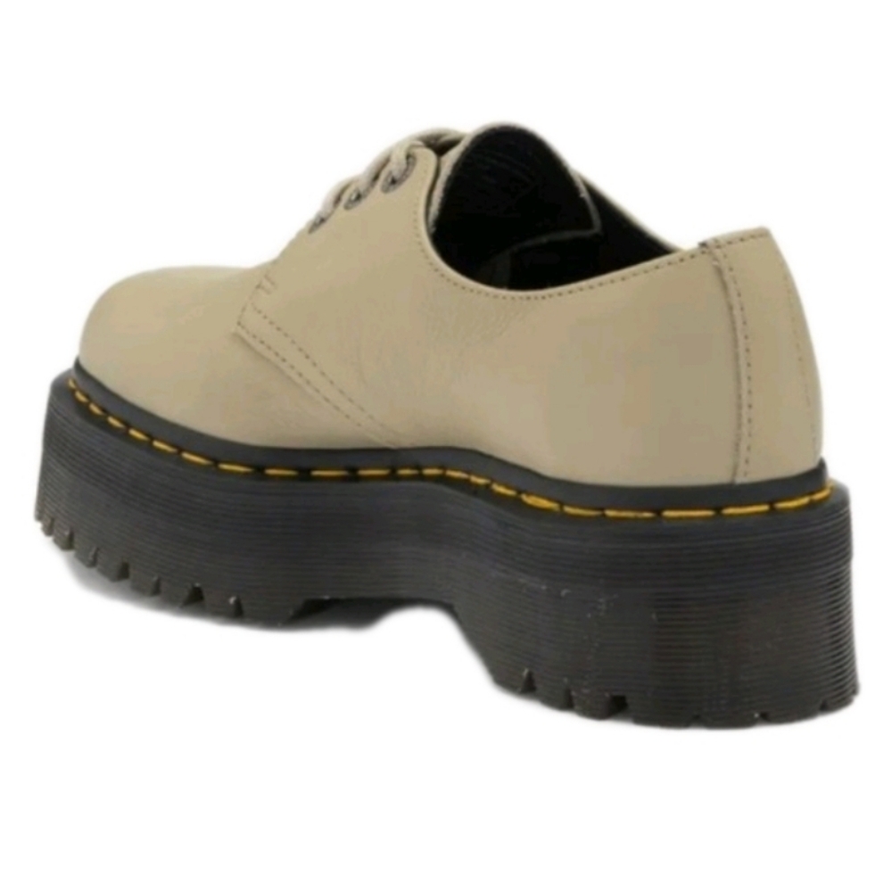 Dr. Martens Platforms1461 Quad II Platform Derby In Warmed Stone Unisex - Picture 4 of 16
